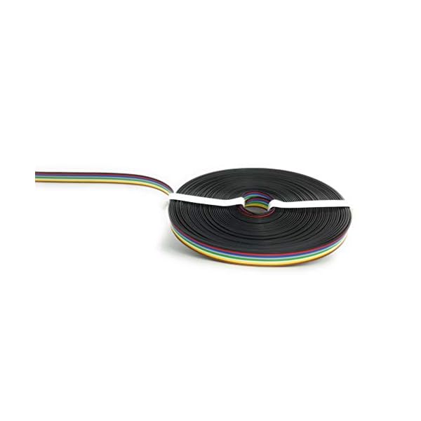 BELI-BECO L825/10 Kabel - Kupferlitze 8 x 0,25 mmÂ² - Flachleitung 8-adrig - 8-Farben: Schwarz, Rot, Blau, Grau, GrÃ¼n, WeiÃ, Gelb, Braun - 10 m Ring – Bild 4