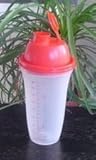 Tupperware Quick Shake Container, Red