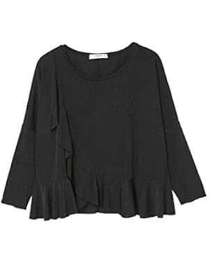 Mango Women's Ruffle T-Shirt