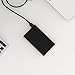 Sabrent Ultra Slim USB 2.0 to 2.5-Inch SATA External Aluminum Hard Drive Enclosure [Black] (EC-UK25)