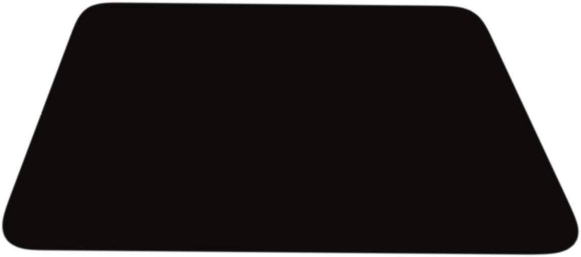 TUFTOP Plain Smooth Black Glass Board Large 40x50cm Worktop Saver