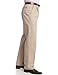 Haggar Men's Work To Weekend Khakis Hidden Expandable Waist No Iron Pleat Front Pant,Khaki,40x29
