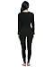 Ekouaer Women's Cotton Thermals Long Johns Underwear Base Layer Set Top&Bottom(Black,XL)