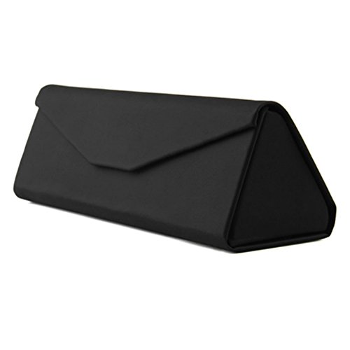 Lesirit Folding Eyeglass Case Hard Shell Glasses Holder (Foldable-A)