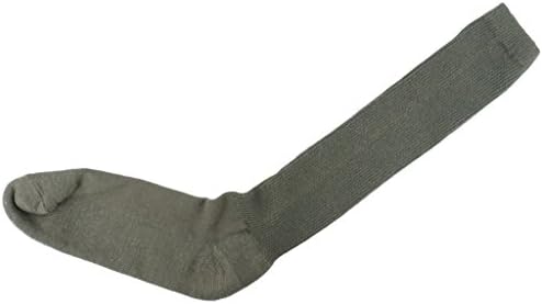 USOA Men's Anti-Microbial Military Boot Socks Olive DRAB - 3 Pair