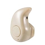 Esonstyle Mini Ultra-small S530 4.0 Stereo Bluetooth Headset Earphone Earbud for Iphone,Sumsung,and other Bluetooth Devices (Khaki)