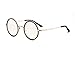 Agstum Vintage Retro Small Round Optical Eyeglass Frame with Spring Hinge