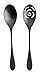 Knork 2 Piece Titanium Serving Set, Black Matte