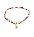 Protection Evil Eye Bracelet - Lucky Hamsa Hand Charm - 7 Inch Sterling Silver Jewelry - Best Kabbalah Red String Bracelets for Women