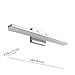 mirrea 24in Modern LED Vanity Light for Bathroom Lighting Dimmable 24w Chromed (Warm White 3000K)