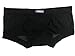 Semboon Men's Transparent Soft Mesh Cock Sheath Boxer Briefs Trunks Underwear Black