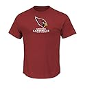 NFL Arizona Cardinals Men's UP4 Tee, Bright Garnet, Small