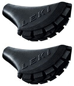 LEKI Walking Gummipuffer Pad 1 Paar | Gummipuffer für Nordic Walking Stöcke Gummipuffer | Rubber Tip Walking
