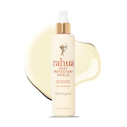 Rahua Heat Protectant Shield – Silicone-Free Styling Primer & Thermal Spray – With Amazonian Rahua Oil, Shea Butter & Hibiscus – Natural Gloss & Shine for All Hair Types – 6.5 fl oz