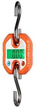 Hanging Scales Mini Electronic Scales Pocket Scale Ideal for Livestock Griculture Industrial Portable Weighing 150KG / 0.15t (Color : Orange)
