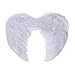 Sunboom Angel Wing Feather Halloween Costume, Cosplay Christmas Wings for Kids and Adults, White Large Angel Wing