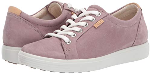 ECCO Women's Soft 7 Sneaker, WOODROSE NUBUCK, 4 - 4.5 | Pricepulse