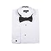Milani Men's Tuxedo Shirt with French Cuffs and Bow Tie 15