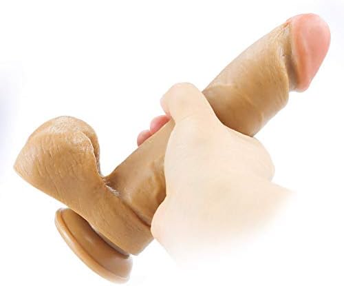 MEIJUNMAWEI 9.05-Inch Realistic Huge Dillo Massage Analog Plug Bultt Artificia_l Pennis with Suction Cup