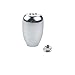 DEWHEL JDM Universal 5 Speed Manual Shift Knob M10x1.5 Screw On Silver
