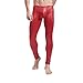 YiZYiF Men's Faux Leather Like Tight Pants PVC Long Trousers Underwear