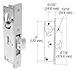 C.R. LAURENCE DL2130A CRL 31/32" Backset Narrow Stile Hook Latch Deadlock