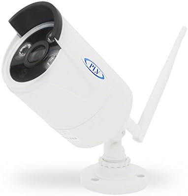 PLV Outdoor 1080P WiFi Wireless IP ONVIF Security Bullet Camera ,IP66 Weatherproof, Built-in 32GB SD-Card,Remote View Via Smart Phone/Tablet/PC