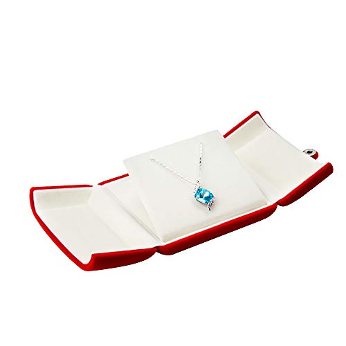 Oirlv Red Jewelry Gift Box Pendant Storage Boxes