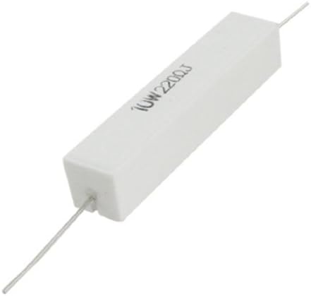 EbuyChX 10x Wire Wound Ceramic Cement Resistors 220 Ohm 10W 5%