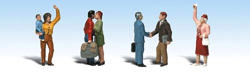 Goodbye People HO Scale Woodland Scenics