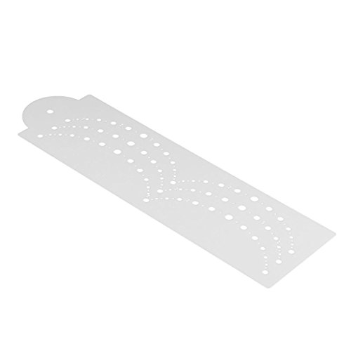 Hunzed Cake Mould, DIY Birthday Cake Spray Mold Lace Embosser Cake Decorating Print Sugar Sieve Sugar Craft Model Icing Cutter Tools Baking Mold (A)