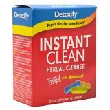 Detoxify Brand - Instant Clean Herbal Cleanse Fortified with Metaboost - 3 Capsules