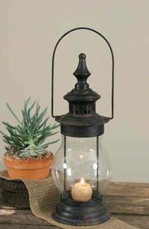 Dublin Lantern Primitive, 18 Inches Tall