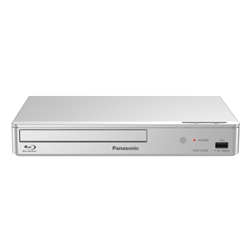 Panasonic DMP-BD84EG-S Smart Network 2D Blu-ray/DVD-Player, Internet-Apps, hochauflösendes Audio, Wiedergabe von externer Festplatte, USB, Ethernet, k