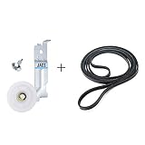 dc93-00634A for Samsung Dryer Idler Pulley Replacement [Upgraded Bearings] & 6602-001655 Belt - dc96-00882c, dc97-07509b, ap6038887, ps4133825, ap4373659, lb1655, 5ph2337, ap4213616, ps4216837