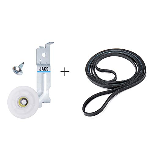 dc93-00634A for Samsung Dryer Idler Pulley Replacement [Upgraded Bearings] & 6602-001655 Belt - dc96-00882c, dc97-07509b, ap6038887, ps4133825, ap4373659, lb1655, 5ph2337, ap4213616, ps4216837