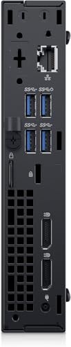 Dell OptiPlex 7060 Micro Desktop Business PC, Intel Core i5-8500T 2.1GHz, 16GB, 256GB SSD, USB Type-C, Win 11 Pro (Renewed)