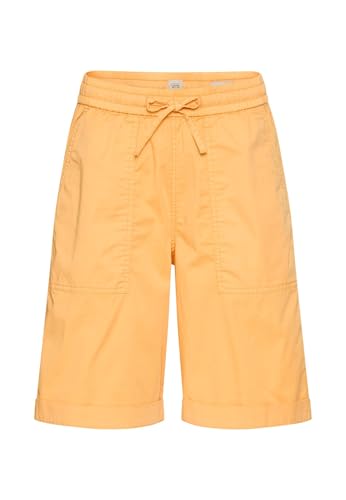 camel active Damen Bermuda Shorts mit elastischem Tunnelzug Orange, womenswear-34IN