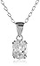 Amazon Collection Sterling Silver Amethyst, White Topaz, Blue Topaz Pendant Necklace Set