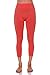 Emmalise Women's Active Athletic Capri Seamless Legging - Coral, One Size