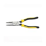 Klein Tools J207-8CR Needle Nose Pliers are All-Purpose Linesman Pliers for Crimping, Looping, Cutting, Stripping, Crimping, Shearing