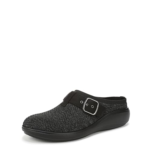 LifeStride Women's Balance Knit Mule Black Heather 6.5 M