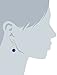 Amazon Collection Lapis Lazuli Bead and White Potato Freshwater Cultured Pearl Accent on Sterling Silver Drop Earrings
