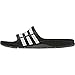 adidas Performance Kids' Duramo Slide Sandal (Toddler/Little Kid/Big Kid),Black/Running White/Black,5 M US Big Kid