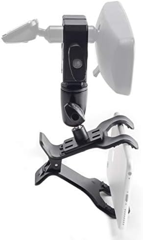 Clamptastick Universal Cell Phone Holder for Mounting On Rearview Mirror Compatible with Mobile iOS Devices, Android Smartphone GPS and More. Black Version 3 Clamptastick Universal Cell Phone Holder for Mounting On Rearview Mirror Compatible with Mobile iOS Devices, Android Smartphone GPS and More. Black Version 3
