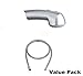 Grohe 46298SD0 Ladylux Stainless Steel Pull-Out Spray, PLUS Grohe 46092000 Pull-Out Spray Replacement Hose