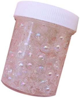 UOWEG Slime Beautiful Pearl Colorful Beads Slime Putty Scented Stress Kids Clay Toy 120ml