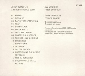 Dumoulin Jozef Fender Rhodes Solo Amazon Com Music