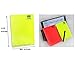 Powerwin Soccer Referee Red Card Football Yellow Card with Wallet Pencil Record Paper for FIFA Judge Fluorescent Cards