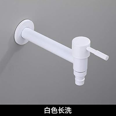 Shower Faucet Black Washing Machine Mop Water Tap Modern Wc Single